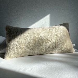 Arhaus 100% Sheepskin Lumbar Pillow